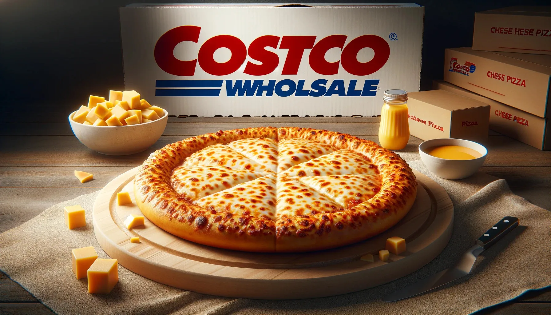 Costco Food Court Whole Cheese Pizza 2023 Menu